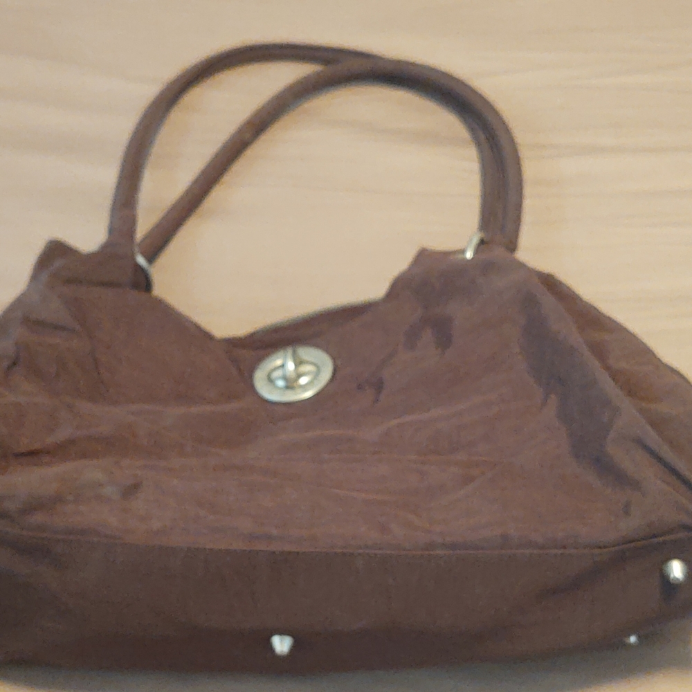 Brown Zipper Close Bag - image 1